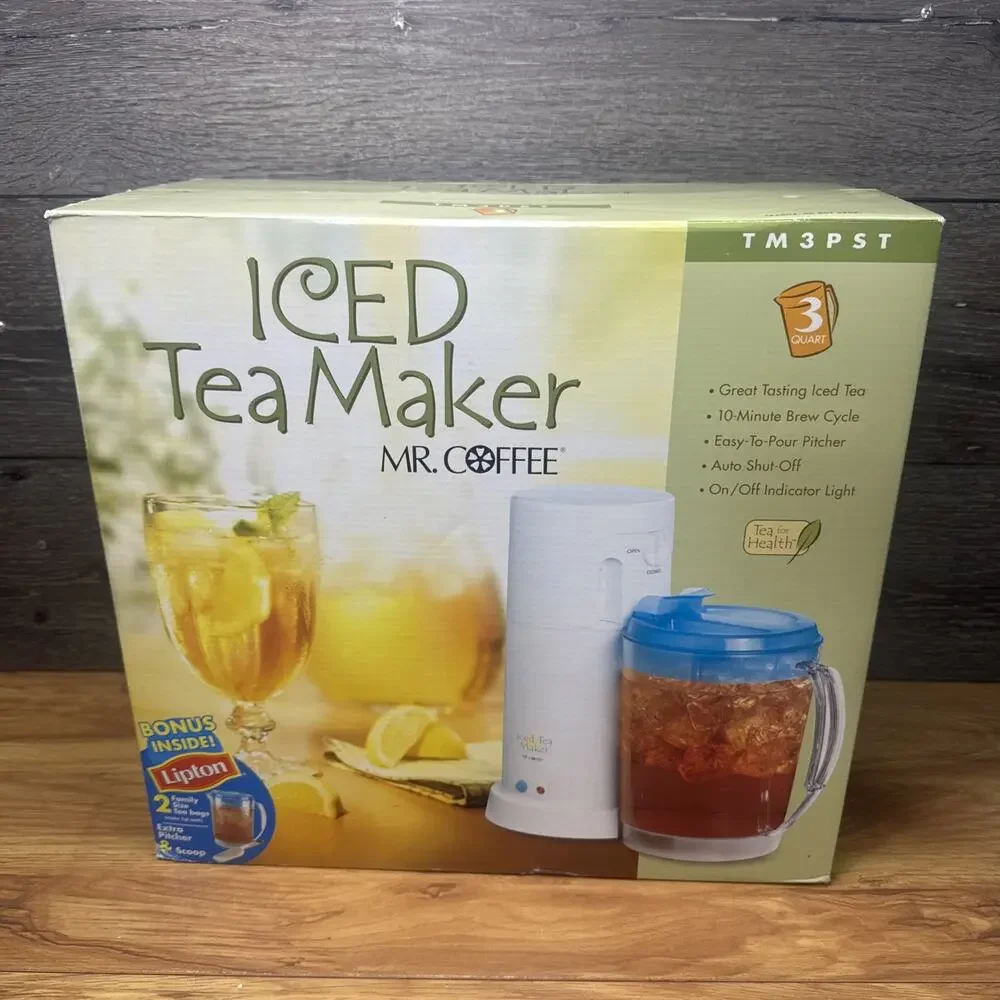 Mr. Coffee Iced Tea Maker TM3PT 3 Quart With Extra Pitcher~New Sealed